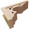 Ekena Millwork 12"W x 36"D x 24"H Classic Sheridan Rough Cedar Woodgrain TimberThane Corbel, Primed Tan CORUR12X36X24SHERCPR - alternate 6
